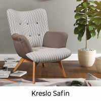 dizajnové kreslo Safin inšpirtované retrom