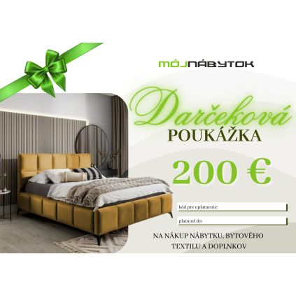 darčekova poukazka 200€