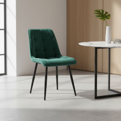 jedalenska-stolicka-chic-velvet-cierne-nohy