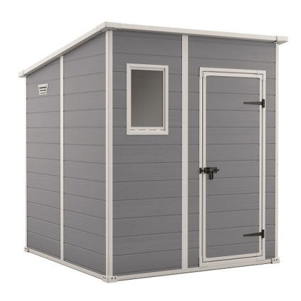 Jednoduchý bezúdržbový záhradný domček RAMON PENT 6x6