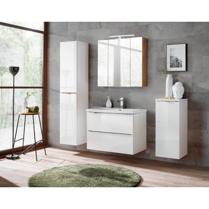 Kúpeľňový komplet CAPRI WHITE 80/3