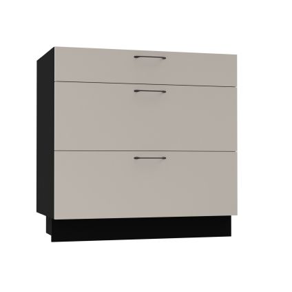 Kuchynská spodná skrinka BONN D3M 80 BLACK CASHMERE