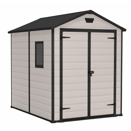 zahradny domcek RAMON 6x8 dd bezovy