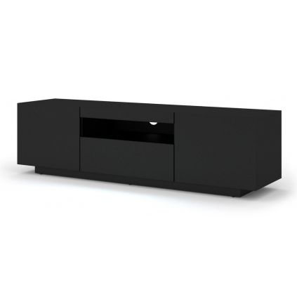 tv stolik aura 150 cierny mat