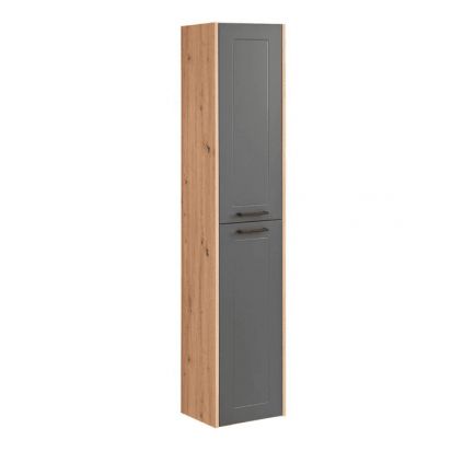 vysoká kúpeľňová skrinka MADERA Grey 800