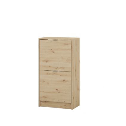 výklopný botník MOON 2K, v modernom prevedení dub artisan