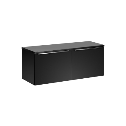 kupelnova skrinka s doskou d120 1 santa fe black