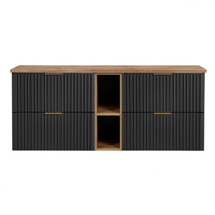 kupelnova skrinka s doskou adel black d140 1