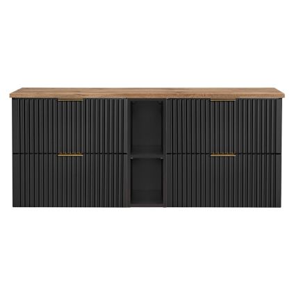 kupelnova skrinka s doskou adel black d140 2
