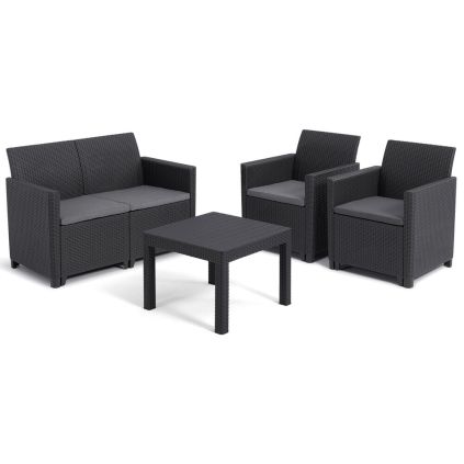 Záhradný set MARIANNE 2 small table | grafit