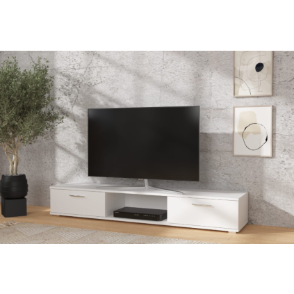 TV stolík ARIDEA AR04 | biely lesk
