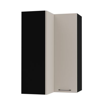 horná rohová vysoká skrinka BONN W14 60 BLACK CASHMERE