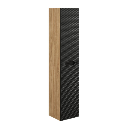 vysoka skrinka do kupelne OCEAN Black 80 02 2D