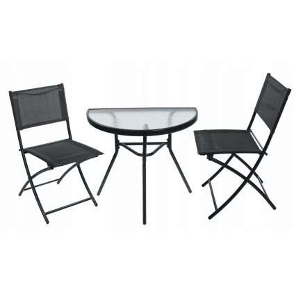 Skladací balkónový set OM 710313 stôl dve stoličky