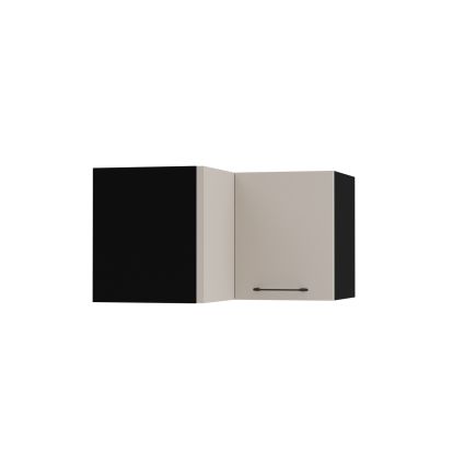 horná rohová nízka skrinka BONN W12 60 36 BLACK CASHMERE