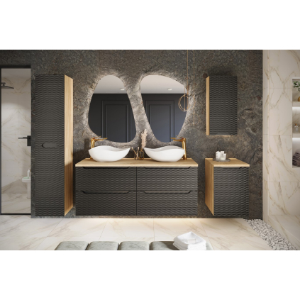 kupelnovy komplet OCEAN BLACK 160 1
