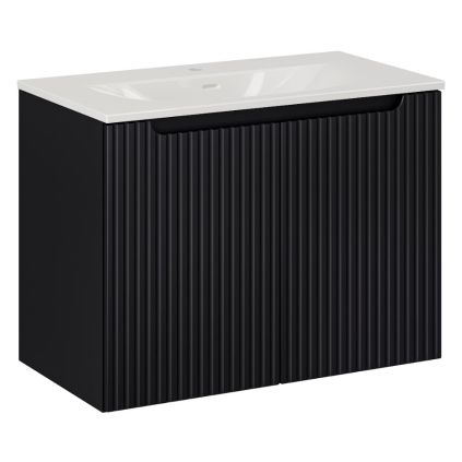 kupelnova skrinka s umyvadlom NOVA Black U80 2