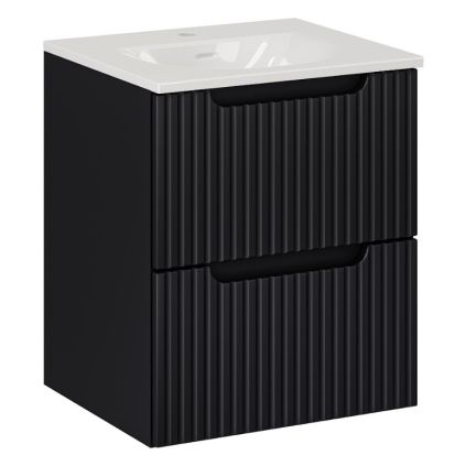 kupelnova skrinka s umyvadlom NOVA Black U50 1