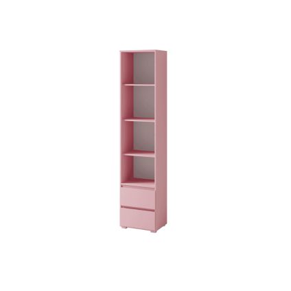 úzky regál COSMO C01 ružová