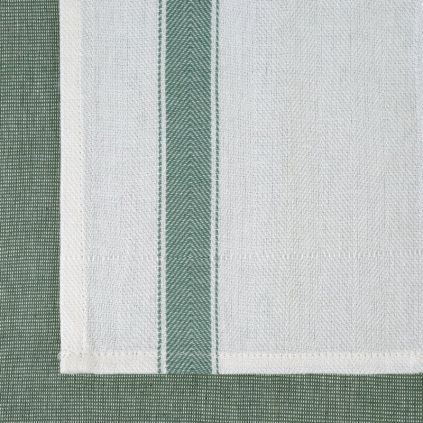 Sada kuchynských utierok SOFIA | biela/zelená 50 x 70 cm