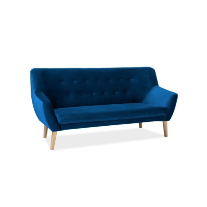 pohodlná pohovka NORDIC 3 VELVET, v prevedení modrá
