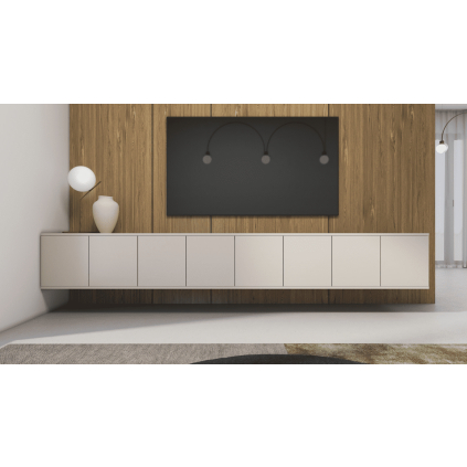 dizajnovy tv stolik bianco 280 cm cashmere je zavesny