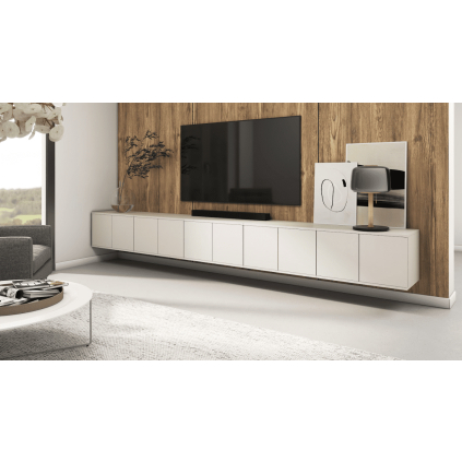 dizajnovy tv stolik bianco 350cm cashmere