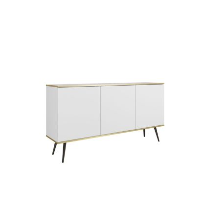 Bijou komoda k160 biela cierne nohy moderna