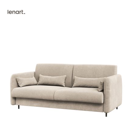 Béžová pohovka Lenart Bed Concept BC-18 do šírky 165 cm