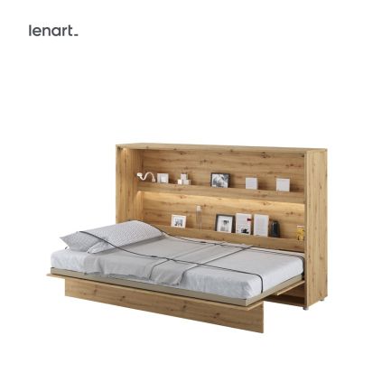 Sklápacia posteľ BED CONCEPT BC-05 | 120 x 200 cm dub artisan