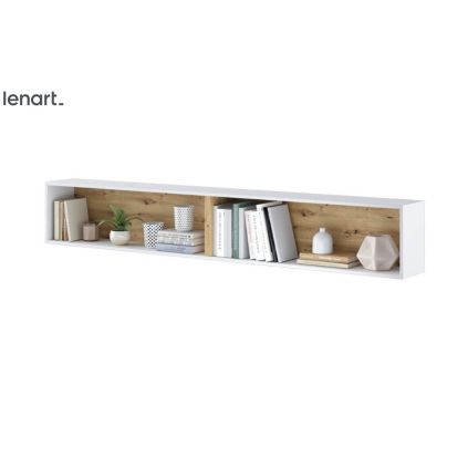 polica bed concept bc 30 biela dub artisan