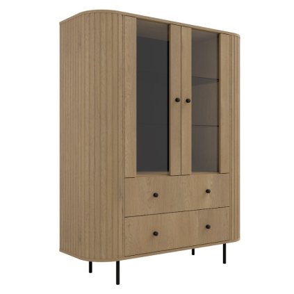 VAOLIA dub cremona vitrina 2F2S bok