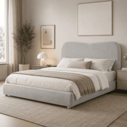 calunena manzelska postel pure siva 3