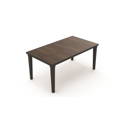 DEFUTU 16 stol walnut grafit