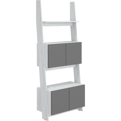 Štýlový RACK Regal %8, vo farebnom vzhľade craft biely / grafit