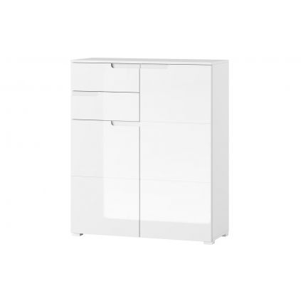 Komoda selene 7 v bielom prevedení