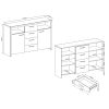 komoda HEAVEN Sk155 rozmery