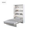 Sklápacia posteľ Lenart BED CONCEPT BC 02 biely lesk 120 x 200 cm