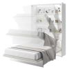 Sklápacia posteľ BED CONCEPT BC-02p | biely lesk 120 x 200 cm BC1BIP02