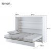 Rozmery sklápacej postele BED CONCEPT BC-04p | biely lesk 140 x 200 cm