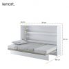 Rozmery sklápacej postele BED CONCEPT BC-05p | biely lesk 120 x 200 cm