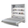 Posteľ s policami BED CONCEPT BC-13 | 180 x 200 cm sklopená s led osvetlením