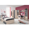 Pohodlná detská izba kolekcie nábytku DELTA, vyrobená v príjemnom farebnom prevedení