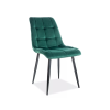 jedálenská stolička CHIC VELVET, v zelenom prevedení BLUVEL 78
