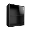 Kuchynská horná skrinka W3S 60 Black Alu