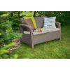 Záhradná pohovka GREEK LOVE SEAT capucino pohodlná