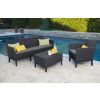 SALOMON 3seater grafit záhradný set moderný