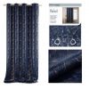 Záves velvet lightning Navy 140x270