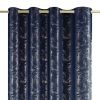 Záves velvet lightning Navy 140x270 detail