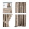 Záves velvet pleat béžový 140x270